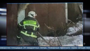 Пожарные спасли собаку из горящего гаража в Тымовском