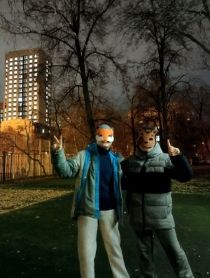 Встретились с Утёнком в очках