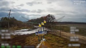 Сумское направление. «Рубикон» поставил окончательную точку в войне флагов, заодно поразив пикап ВСУ