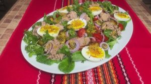 Самый популярный и вкусный салат Лазурного побережья «Нисуаз». Легкий салат на Праздничный стол.