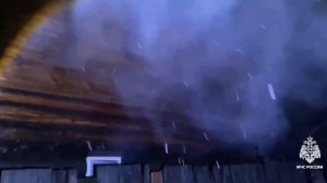 Пожар в жилом доме села Манжерок