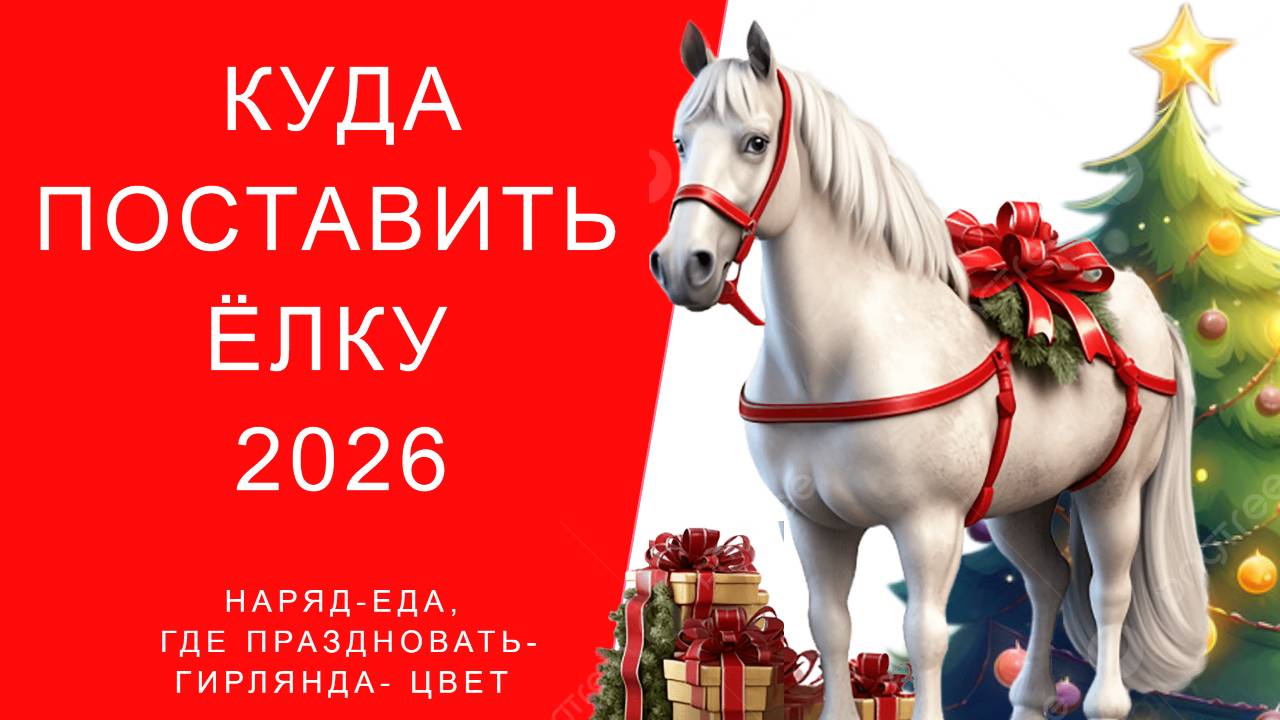 КУДА ПОСТАВИТЬ ЁЛКУ 2026? смотреть онлайн