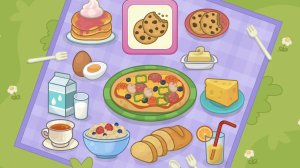 Учим виды продуктов для детей от 0 до 3 лет