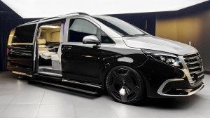 Mercedes V-Class Luxury 2026 года — звук, интерьер и экстерьер