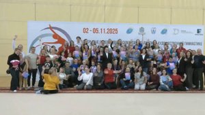 Соревнования по художественной гимнастике для детей с синдромом Дауна