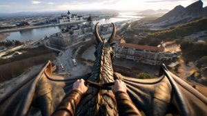 Игра престолов 2025 😌нейросеть полёт на драконе