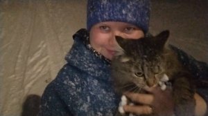 Простая жизнь 45 //у нас снегопад// гуляем вечером с барсиком и наслаждаемся снегом//