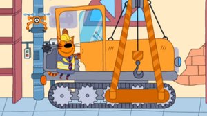 ТРИ КОТА. СТРОИТЕЛЬНЫЕ МАШИНЫ