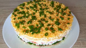 Крабовый салат с тунцом