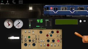 Боинг на Фрунзенско Приморский линии в симулятор ленинградского метро 2д