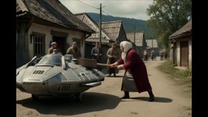 Бабушки против Пришельцев. Не будут лесть в огород. Вот на ,что способны старики