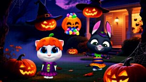 Хэллоуинское обновление в игре том и его друзья1👻🎃