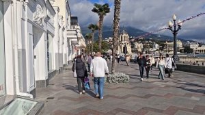 Прогулка по набережной в Ялте и в Массандровском парке 2 ноября 2025