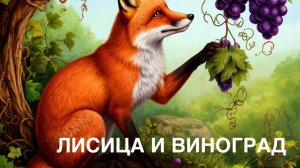 Басня «ЛИСИЦА И ВИНОГРАД».