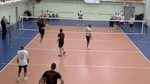 Волейбол. Ветераны 40+. Нападающий удар. "Текстильщик-40" (Иваново) vs "Альянс" (Владимирская обл.)