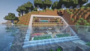 Строим современную базу под водой! Майнкрафт! Minecraft!