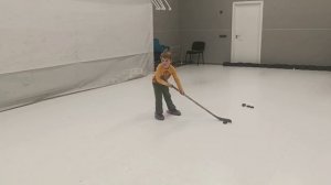 Тренируемся в бросковой. Хоккей в Евпатории