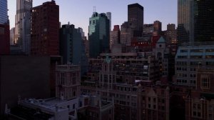 28. Крайслер-билдинг, закат, NY.