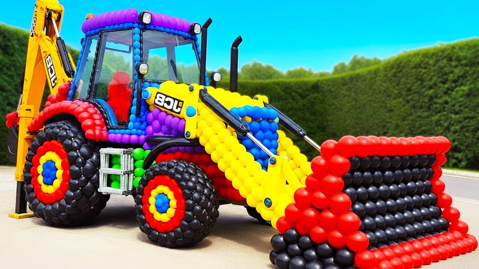 Мультики для детей. Воздушные шарики превращаются в трактор и животных. Мультики для малышей. смотреть онлайн