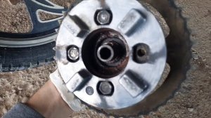 ЗАМЕНА ПОДШИПНИКОВ ЗАДНЕГО КОЛЕСА НА МОПЕДЕ АЛЬФА