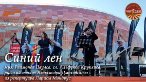 Синий лён. Исполняет ретро-группа «Чародеи». Из репертуара Ларисы Мондрус