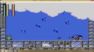 Mega Man: The Wily Wars (Genesis/Mega Drive) [MM2] Becalmed (Defeat Air Man without taking damage)