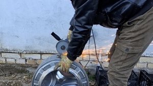 перосъемная машина своими руками  из стиральной машины,  для уток и кур .