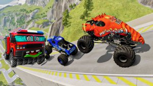 СПУСК С ГОРЫ КРУТЫХ МАШИН В БИМКЕ