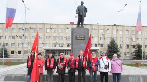 Празднование 108-й годовщины Октябрьской революции в городе Россошь