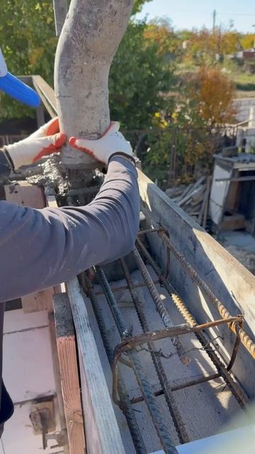 Заливка поясов частного дома. смотреть онлайн