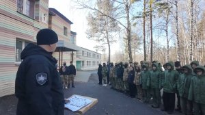 Кадеты приняли участие в военно-патриотической игре «Зарница»