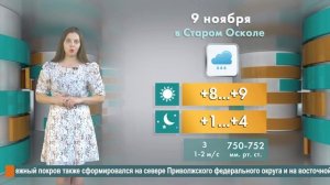 Погода в Старом Осколе на 9 ноября