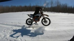 Каскадёры на мототехнике 3 | Наши зимние покатушки