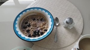 Мой завтрак диабетика.