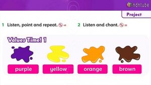 FAMILY AND FRIENDS STARTER  UNIT 3   MORE COLOURS