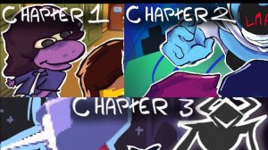 DELTARUN, chapter 1, chapter 2, and chapter 3 are a little crazy, with Russian voice acting