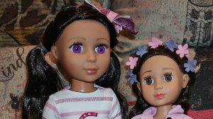 Третья из серии видео ЧЕТЫРЕ шатенки глиттер герллз, (MGA Glitter Girls Sarinia) Шатенок будет пять