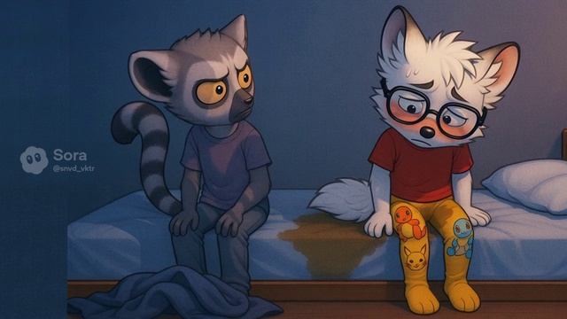 Не сходил в туалет перед сном и описался в постель смотреть онлайн