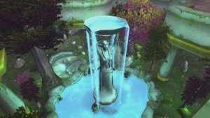 Temple of the Moon Music Water Sounds 1 hour World of Warcraft for Relaxing Sleep Meditation