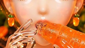 💎 [ASMR] Стеклянная Девушка — прозрачные звуки еды и света (АСМР 30 мин релакса) 🎧