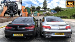 BMW M6 Coupe & Mercedes-AMG C63 S Coupe ｜ Forza Horizon 5 ｜ Thrustmaster T300RS gameplay