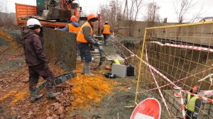 В Копейске завершаются работы на коллекторе