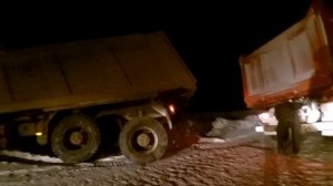 Скания ушла в кувет! Порвали тросс!