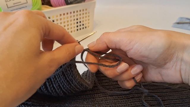 Мастер-класс по вязанию шарфа английской резинкой