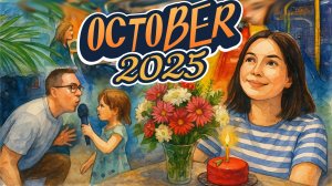 День рождения, поступление и школа: Наш непредсказуемый октябрь 2025