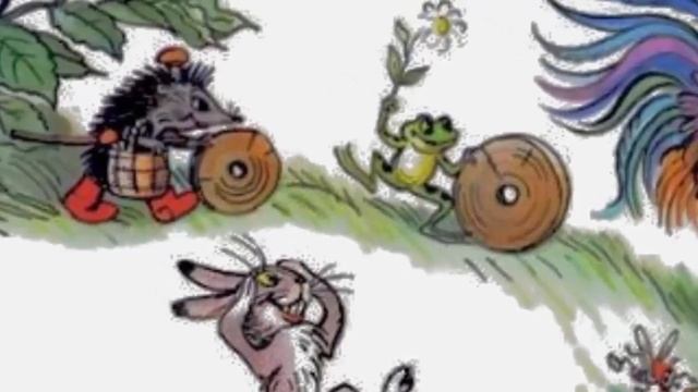 Сказка на ночь: “Разные колёса” | В. Г. Сутеев | Аудиосказка с иллюстрациями смотреть онлайн