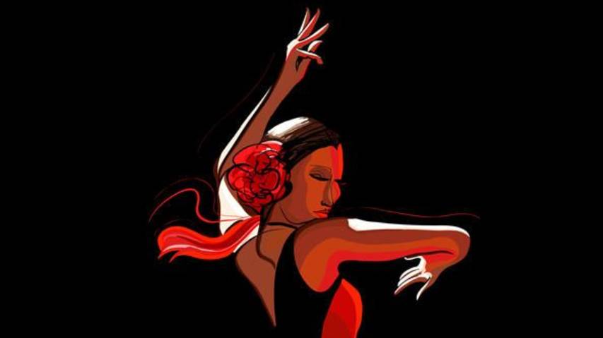 Фламенко, аккордеон и скрипка . смотреть онлайн