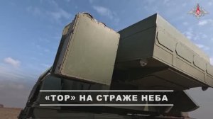 Боевая работа расчета ЗРК «Тор-М2» ГрВ «Центр»