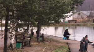 поимка форели