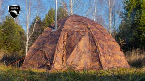 УП-5 / Обзор большой палатки для поездок на природу от ПФ Берег